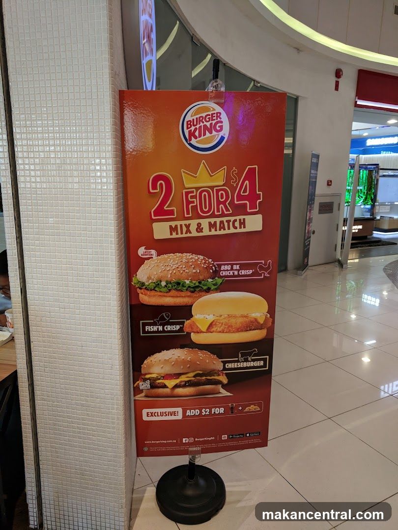 Burger King 2 for $4 Mix & Match Promotion