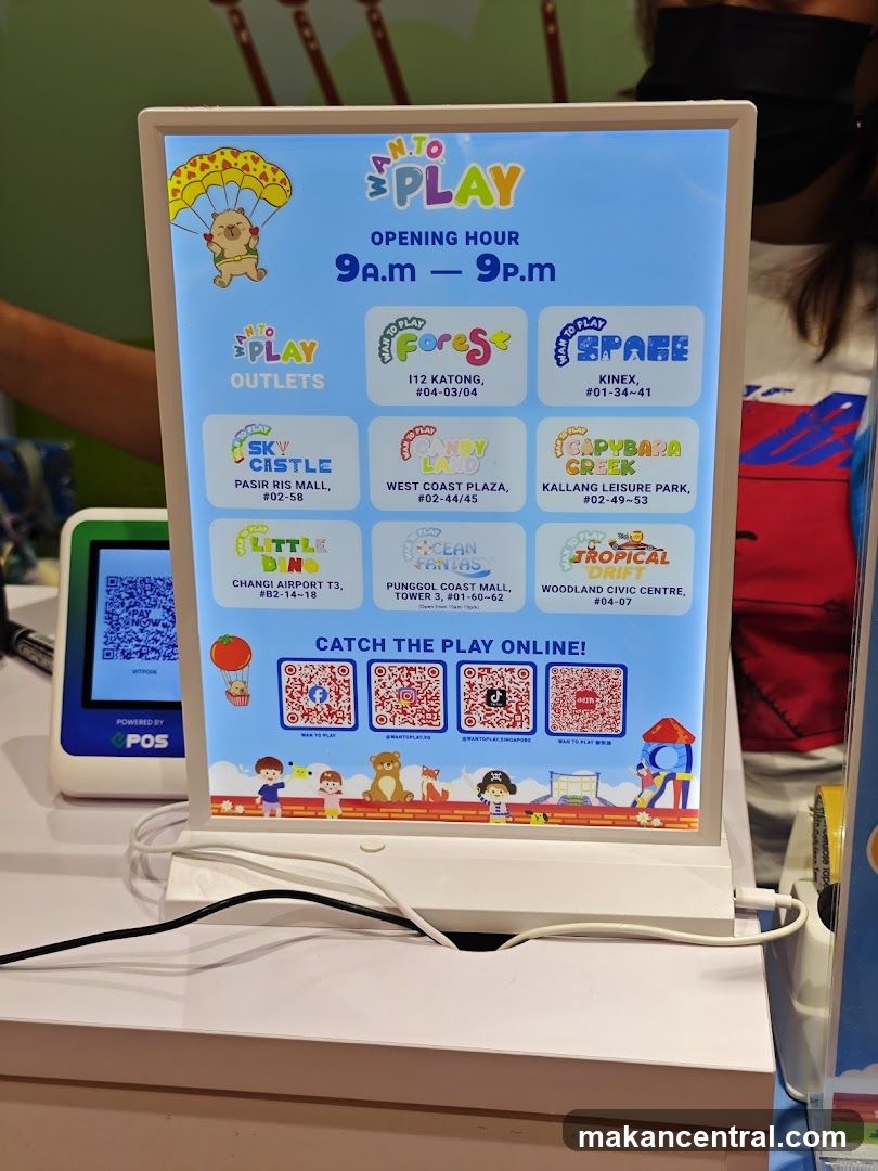 Want to Play Outlets Information Display