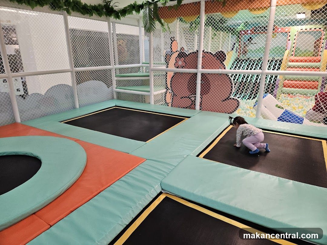 Indoor Playground with Trampolines and Ball Pit