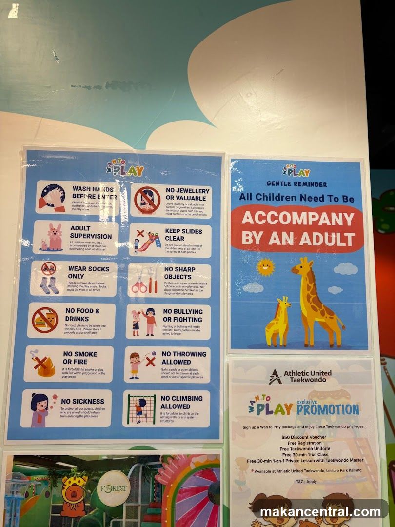 Play Area Rules and Promotion