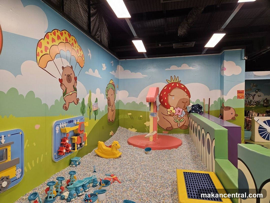 Children's Play Area with Cartoon Murals
