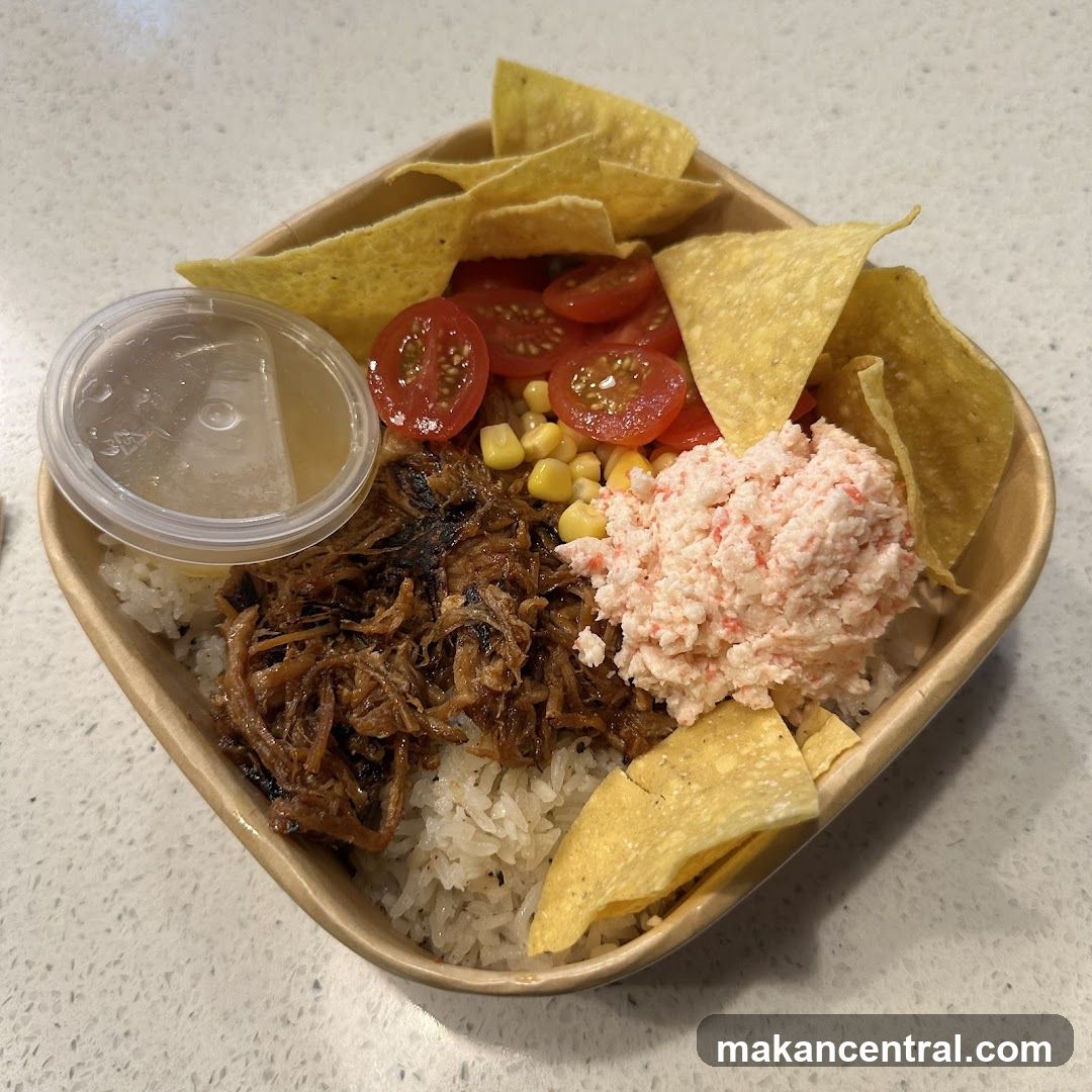 Pulled Pork Rice Bowl