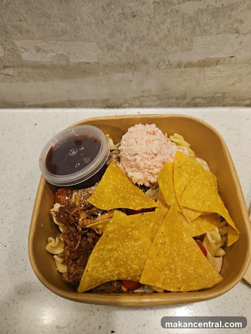 Pulled Pork Pasta Bowl