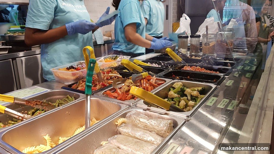 Salad Bar with Various Options