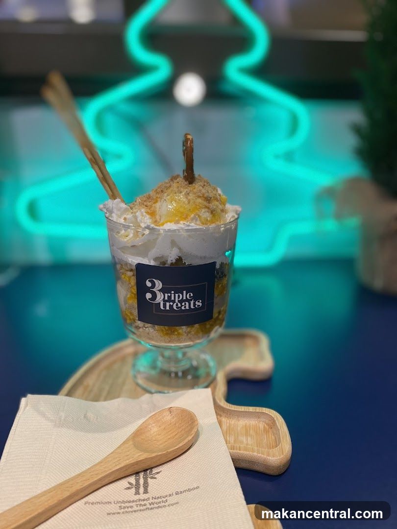 Dessert with Logo