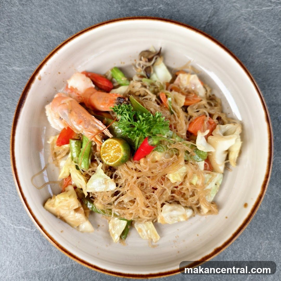 Shrimp and Vegetable Noodle Dish