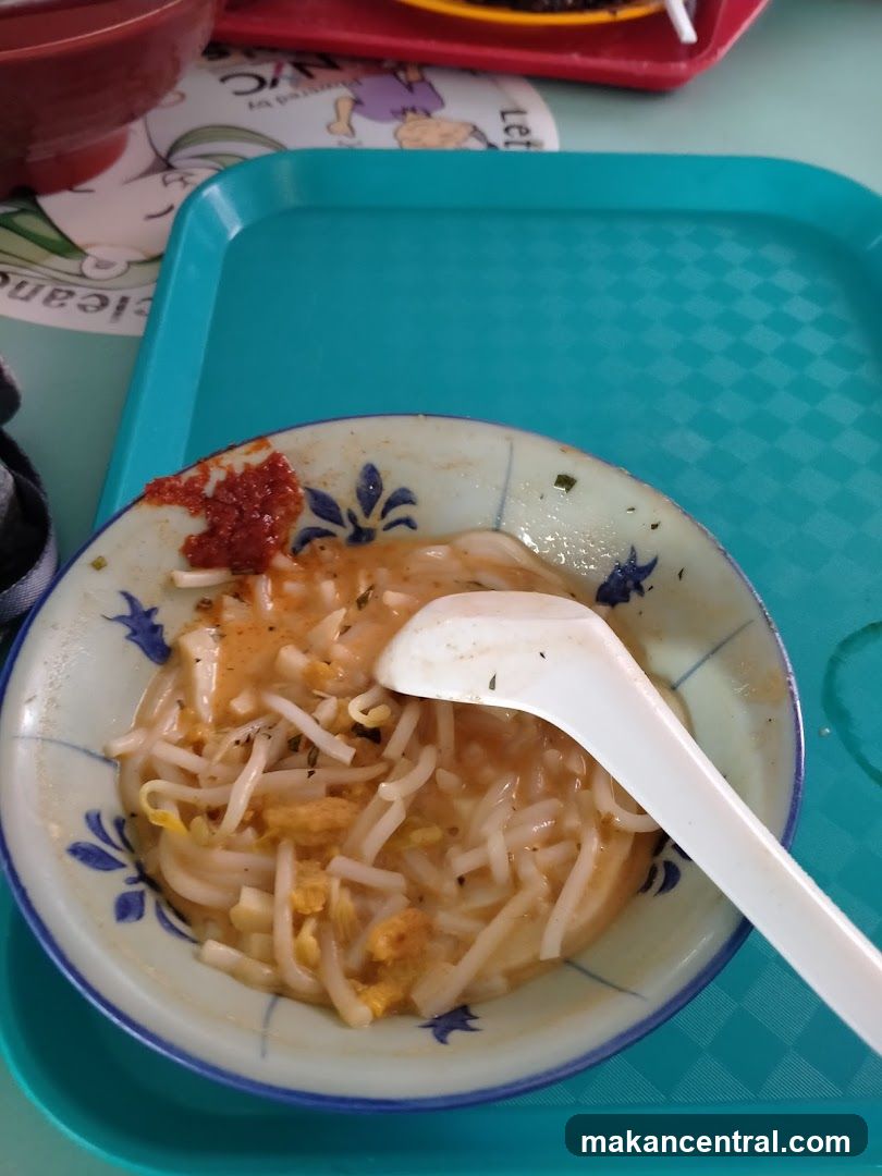 Noodle Dish with Spoon