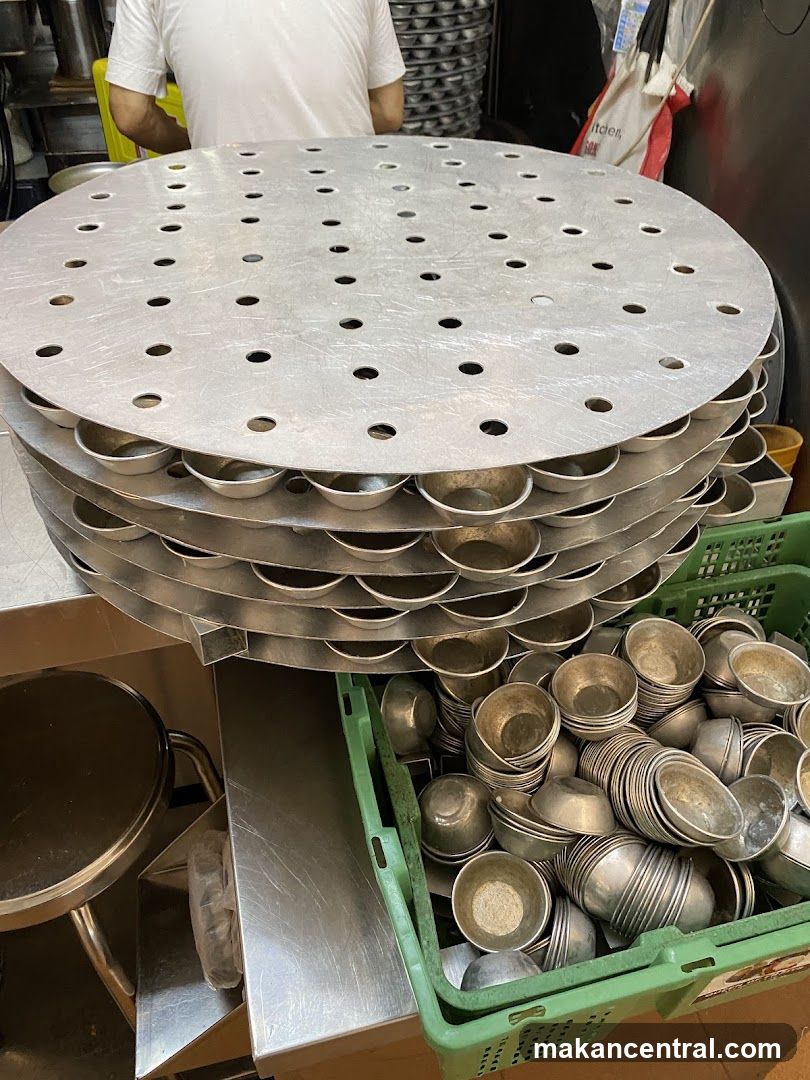 Stack of Steamer Trays and Bowls