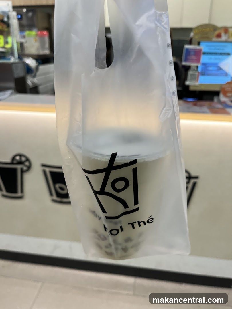 Bubble Tea in Branded Bag
