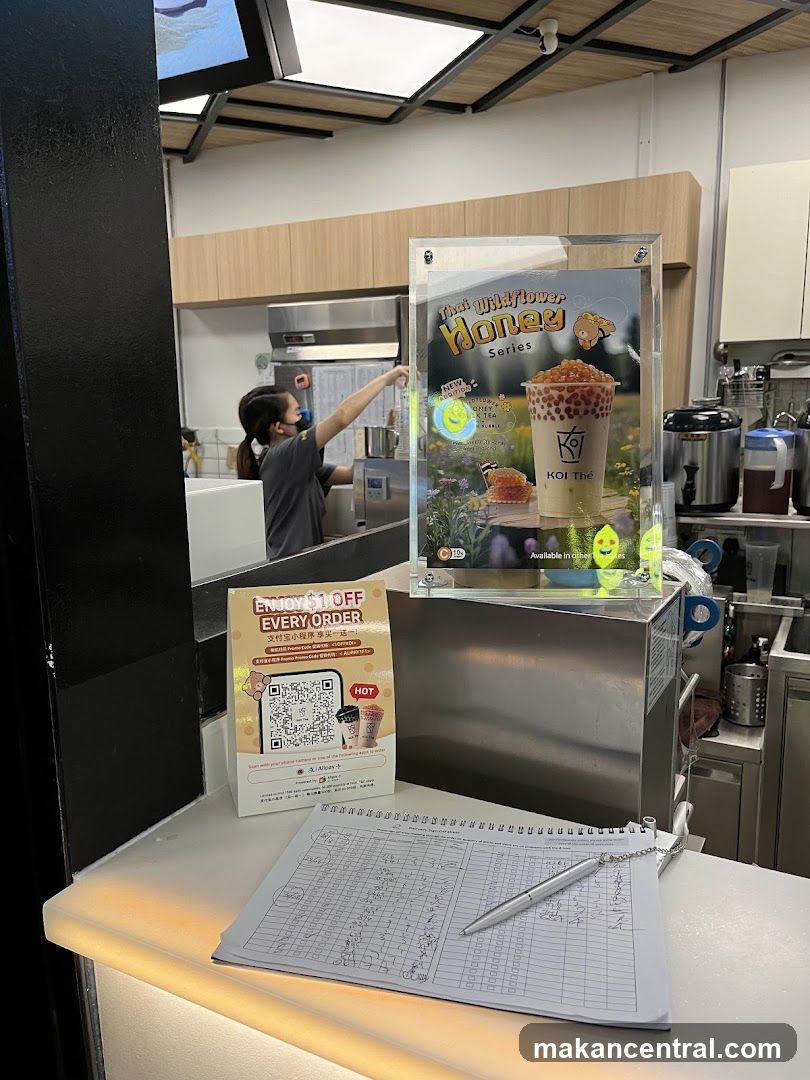 Bubble Tea Shop Counter