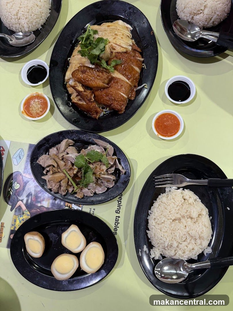 Hainanese Chicken Rice Meal
