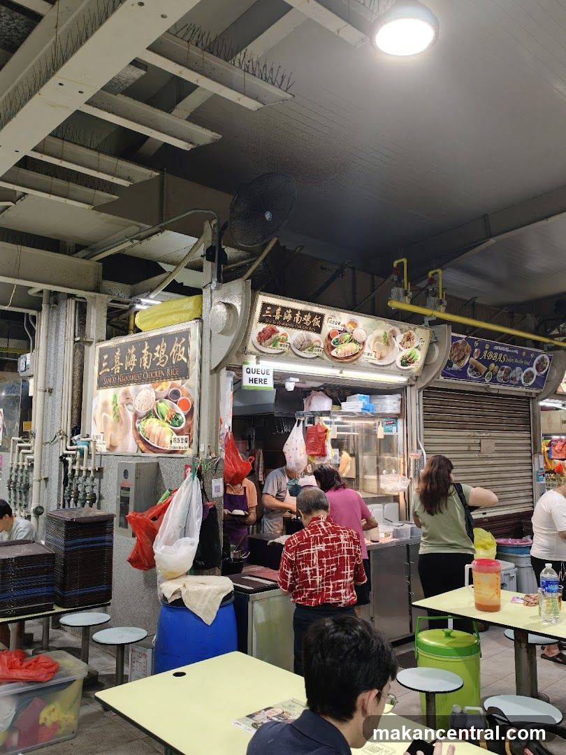 Food Stall with Customers