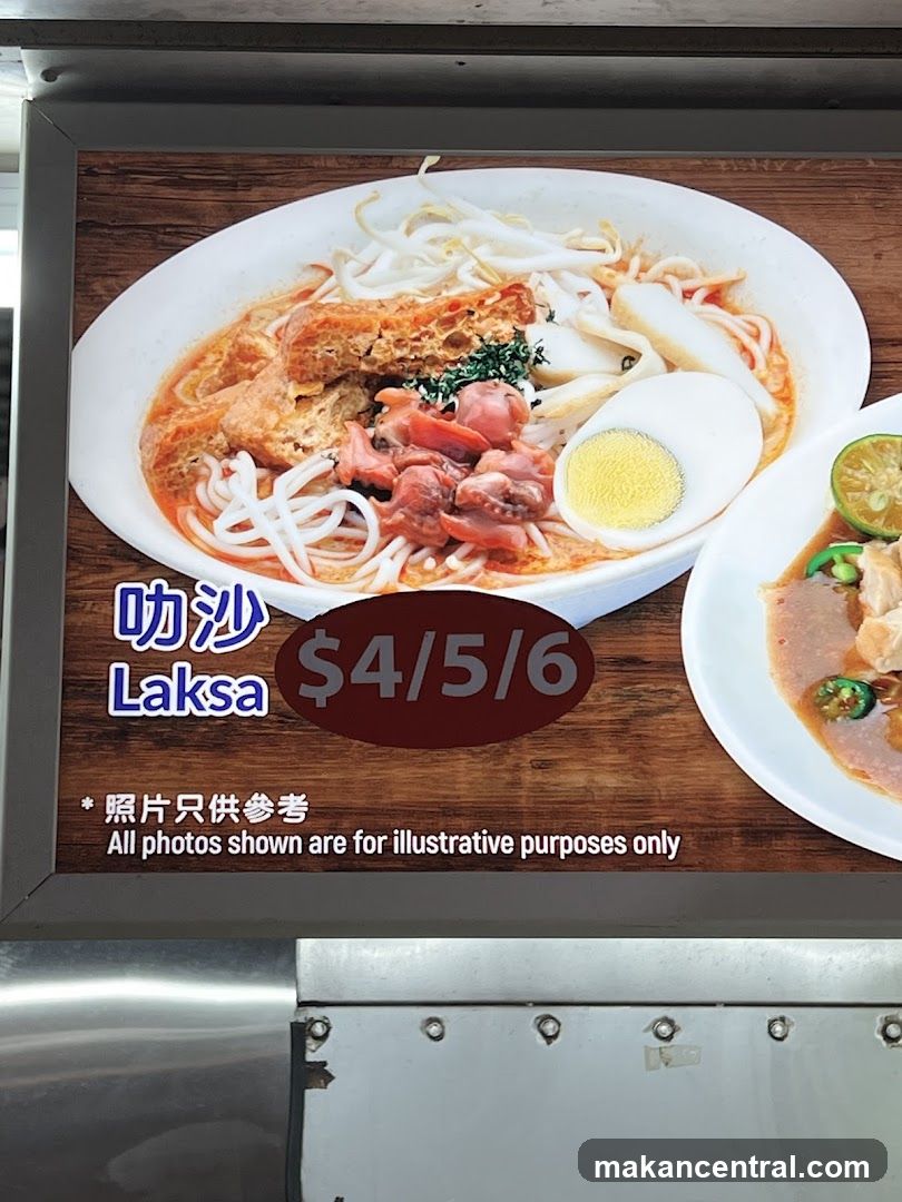 Laksa Menu