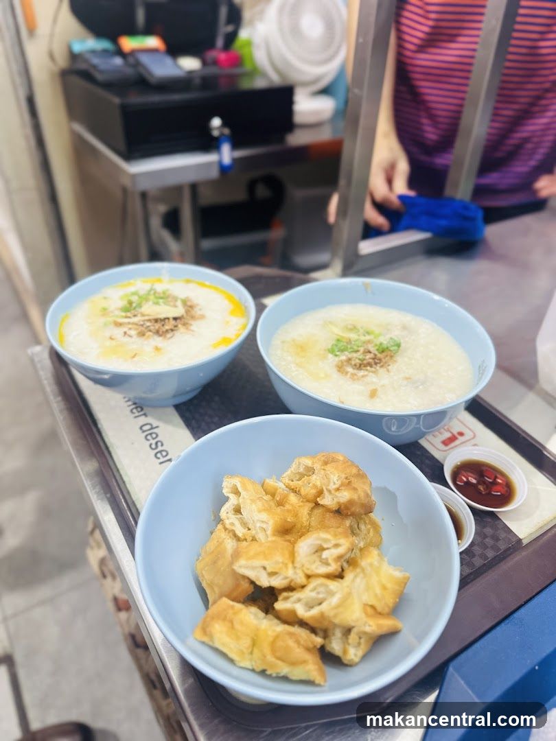 Congee and Fried Dough Sticks
