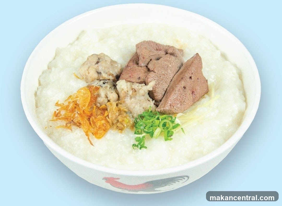 Congee with Liver and Pork
