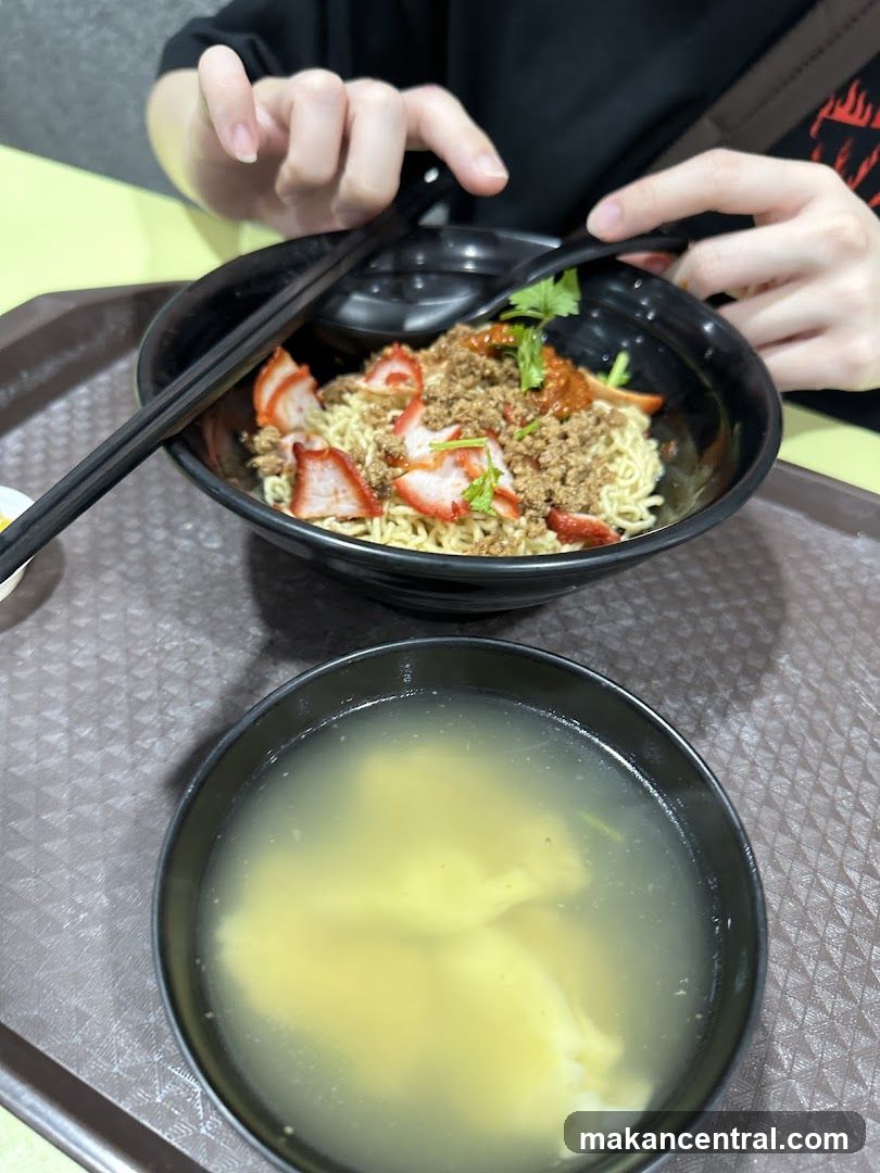 Noodles with Pork and Soup