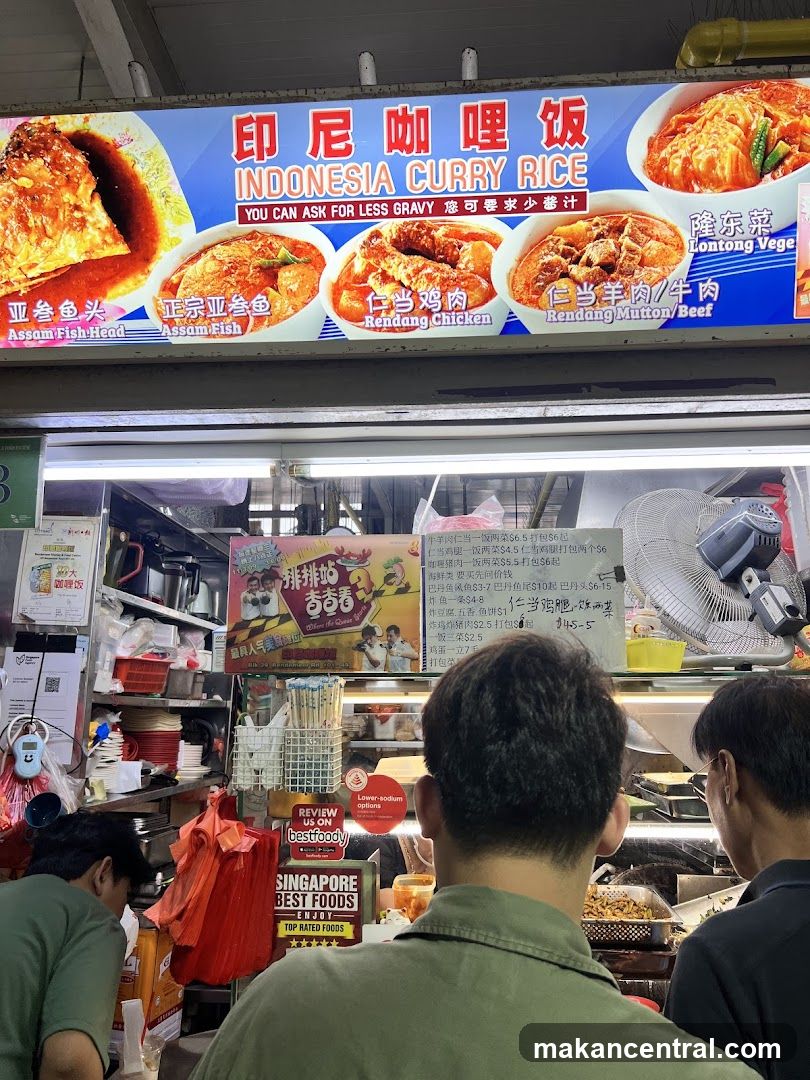 Indonesia Curry Rice Stall