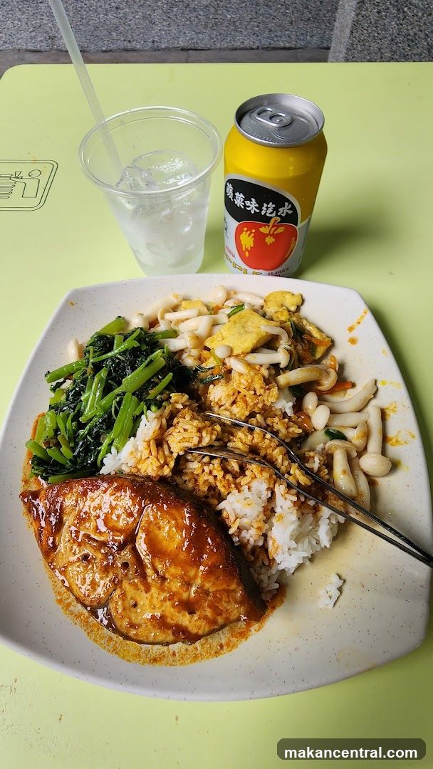 Fish with Rice and Vegetables