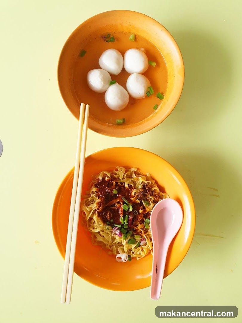 Noodles and Fish Balls