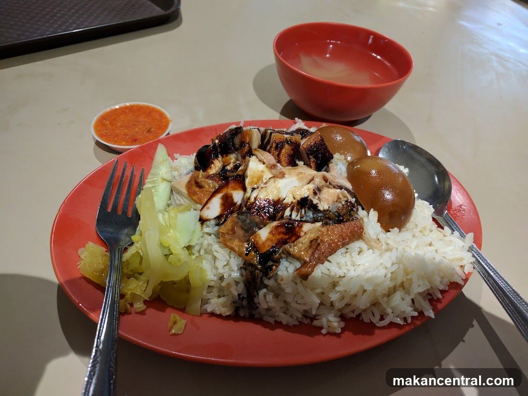 Chicken Rice with Braised Egg