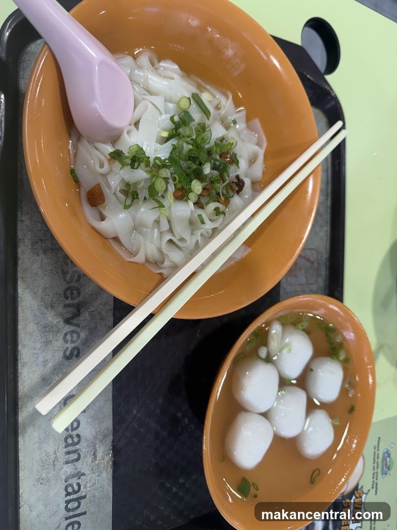 Noodles and Fish Balls