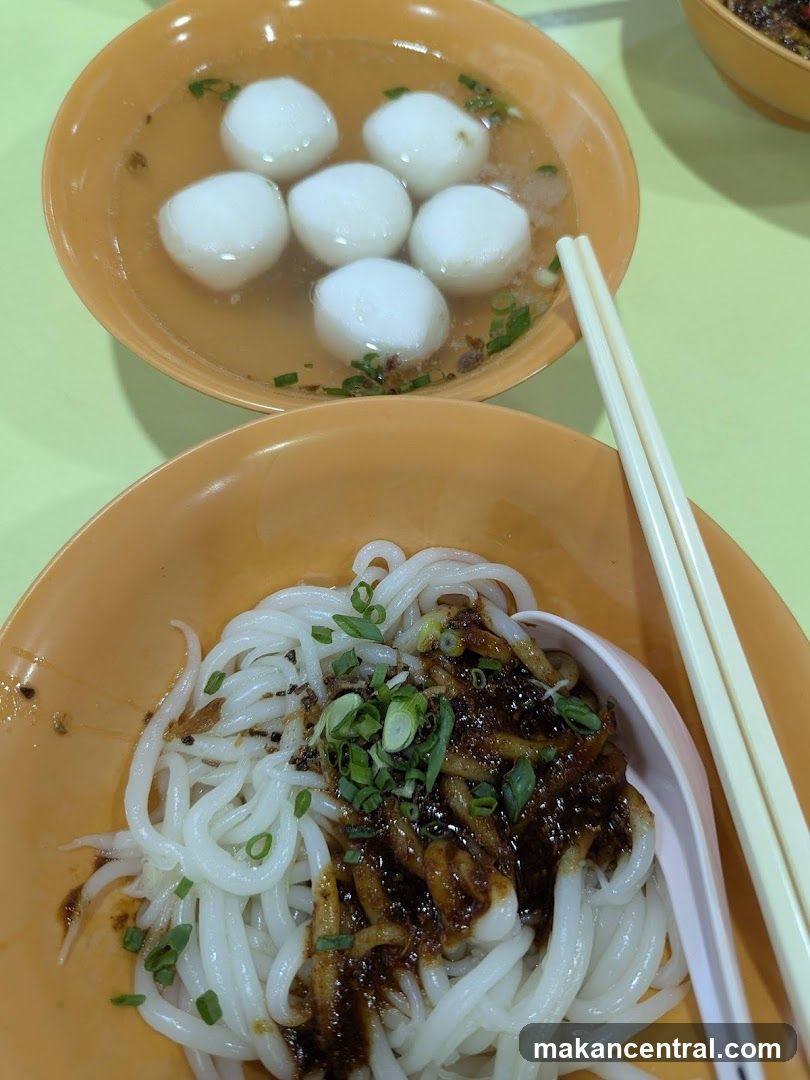 Noodles and Fish Balls