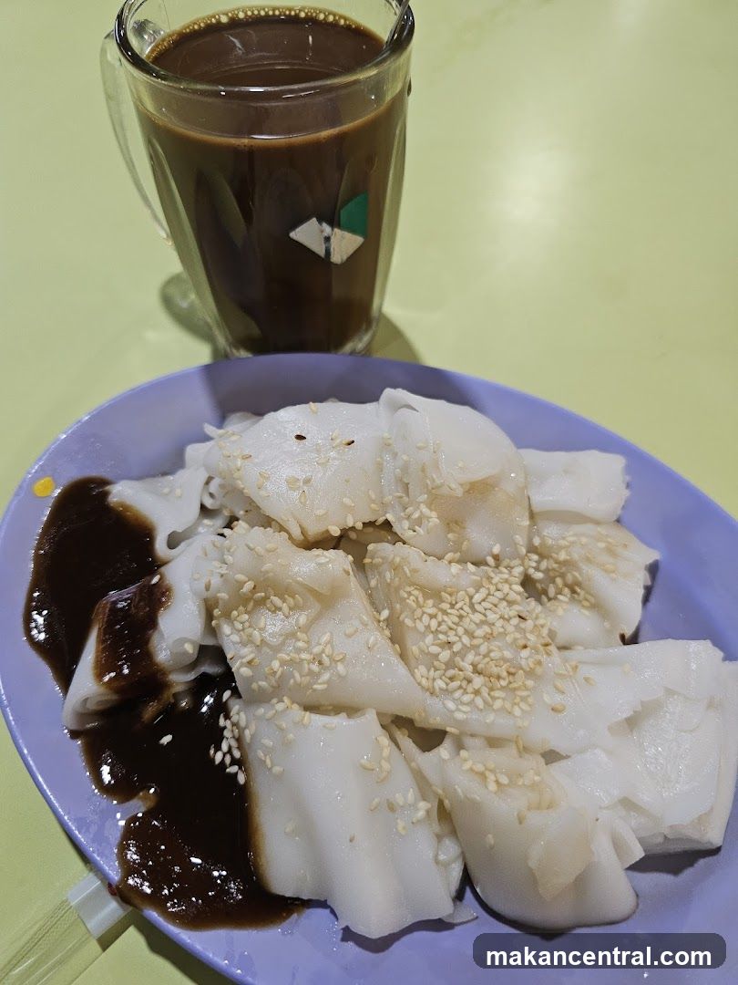 Chee Cheong Fun with Coffee