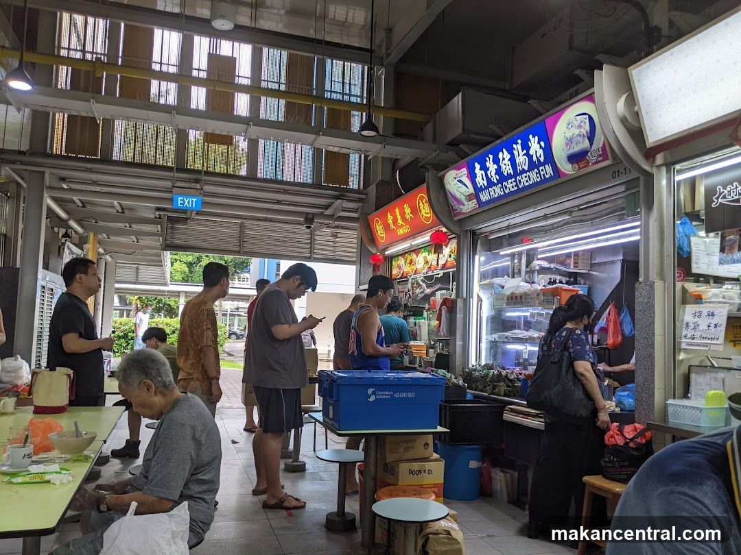 Food Stall with Customers
