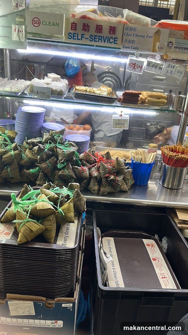 Food stall with zongzi