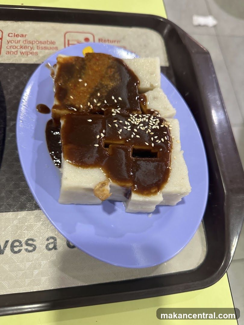 Turnip Cake with Sauce