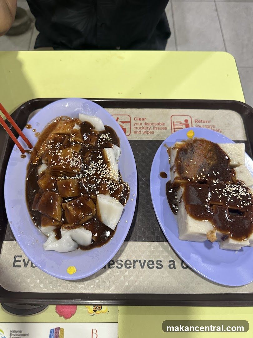 Chee Cheong Fun and Radish Cake