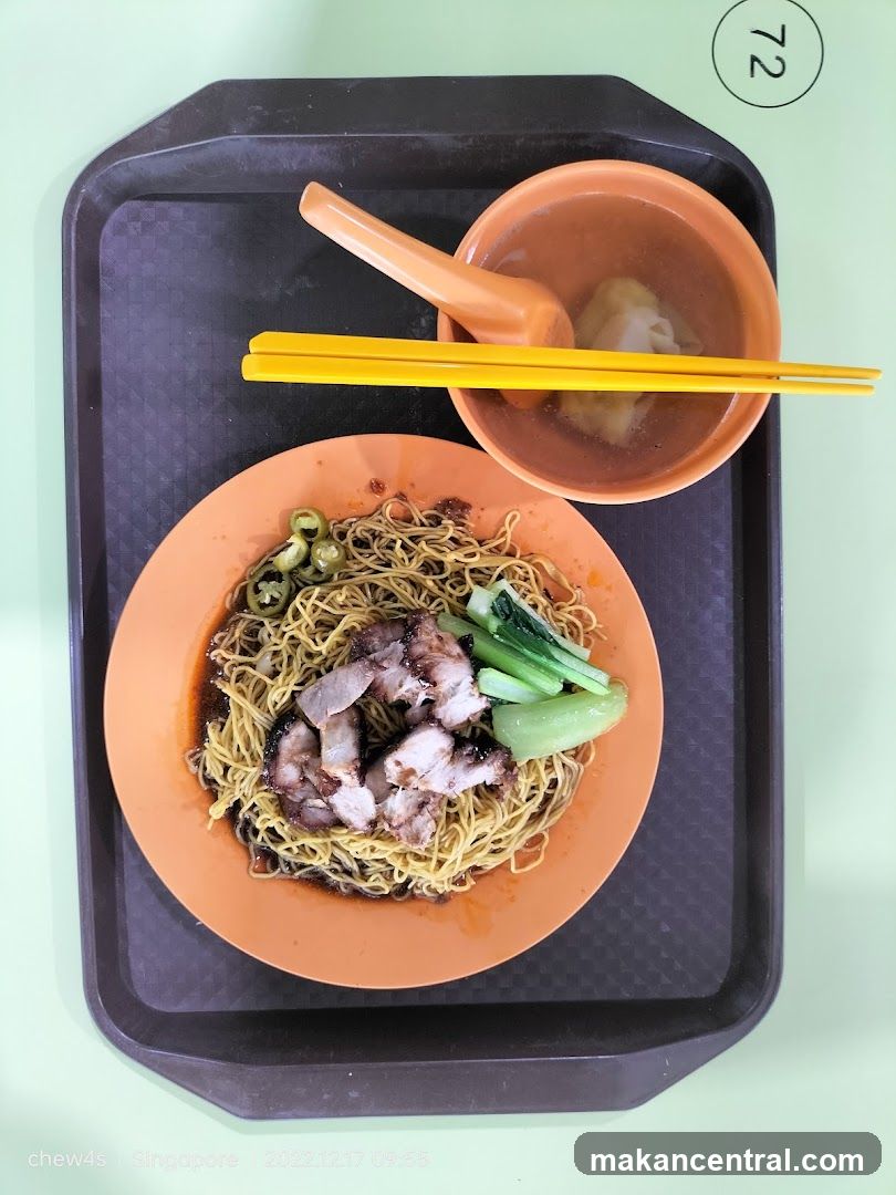 Noodles with Char Siu and Wonton Soup