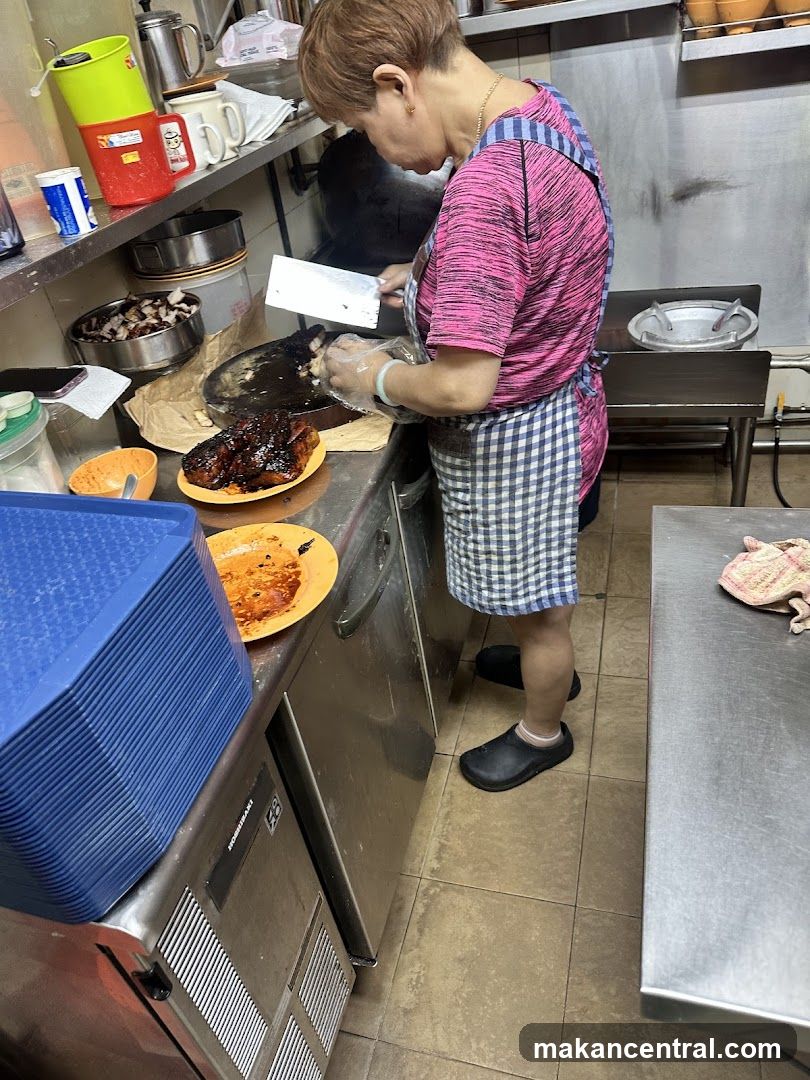 Chef preparing food in a kitchen