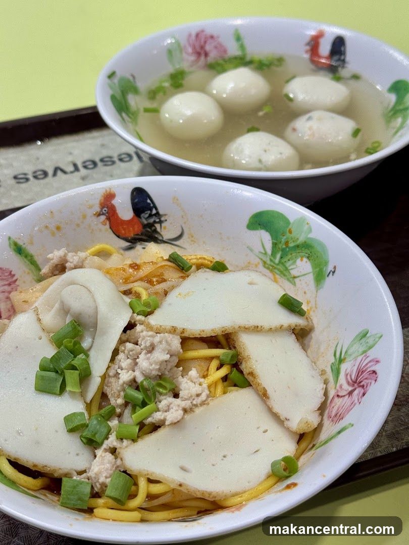 Noodles and Fishball Soup
