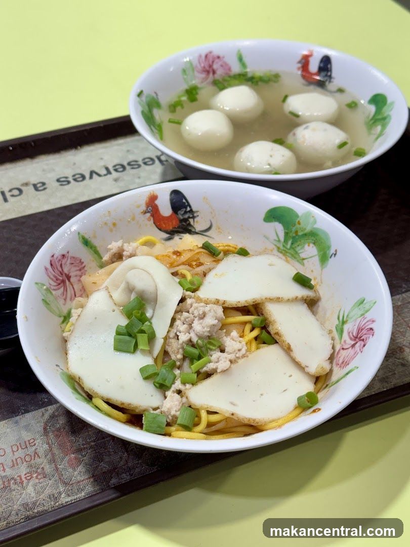 Noodles and Fishball Soup