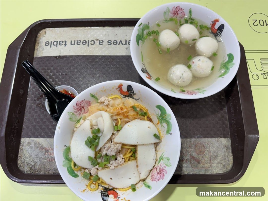 Noodles and Fishball Soup