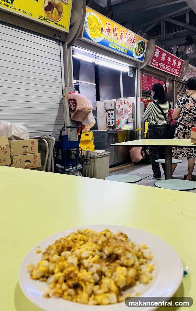 Food Stall with Dishes
