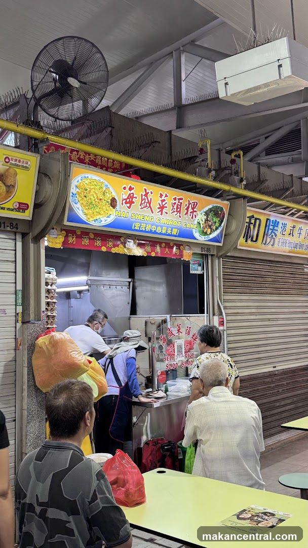 Food Stall with Carrot Cake