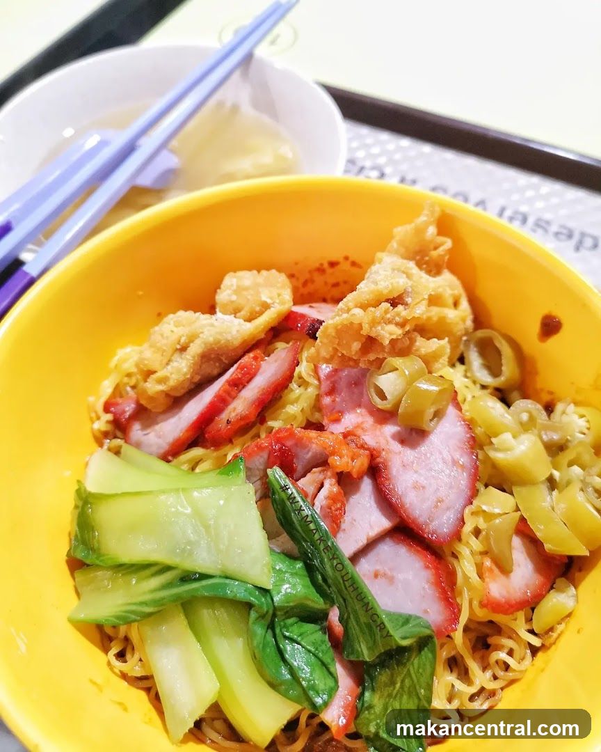 忠記雲吞麵 wanton noodles