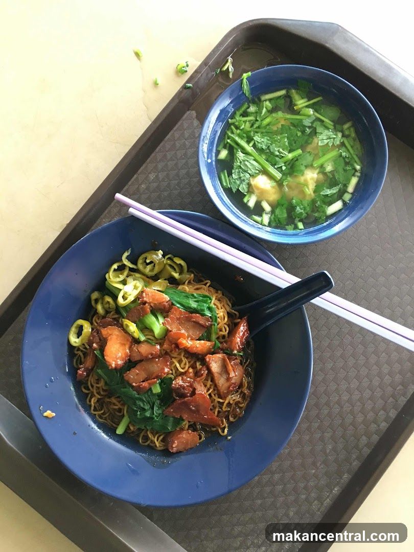 Noodles with Char Siu and Wonton Soup