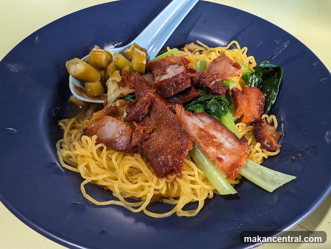 Noodles with Char Siu and Greens