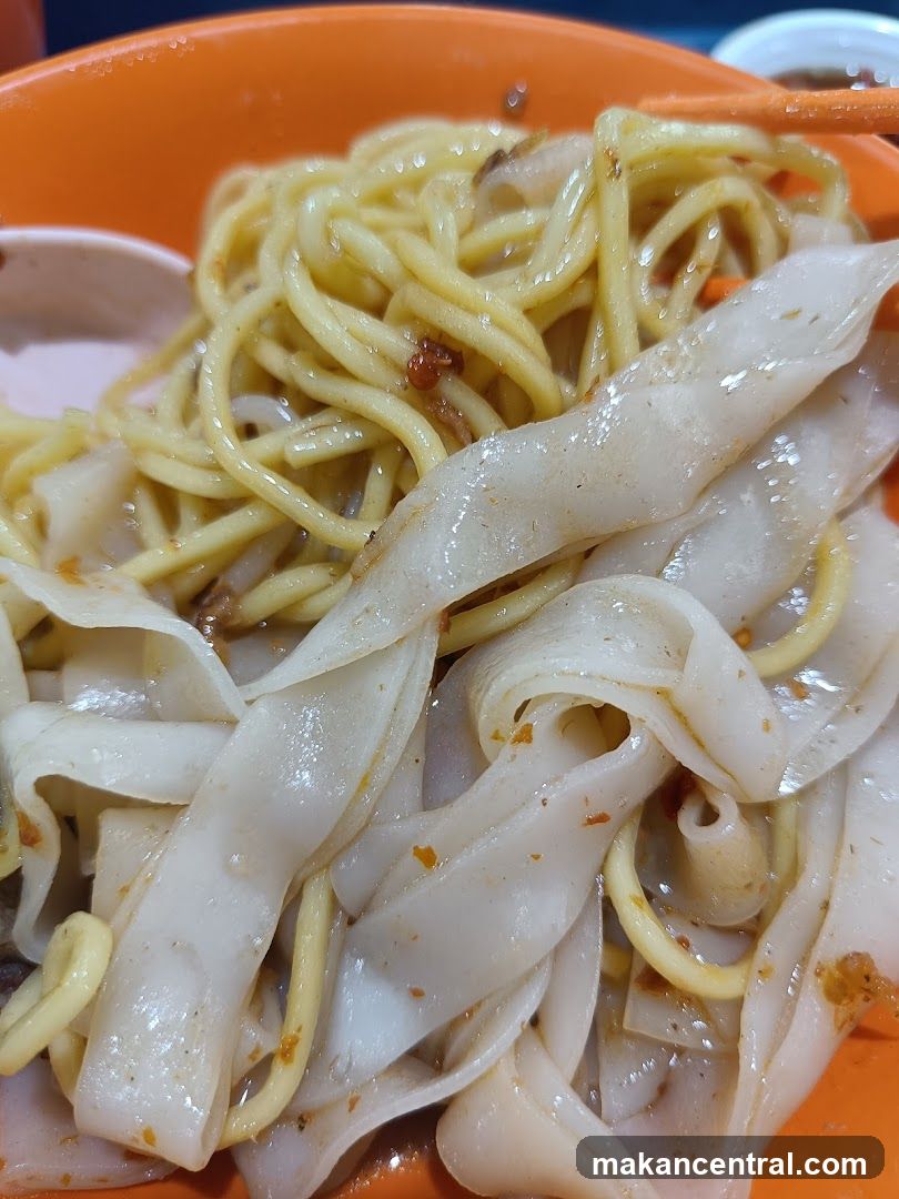 Noodles with Flat Rice Noodles