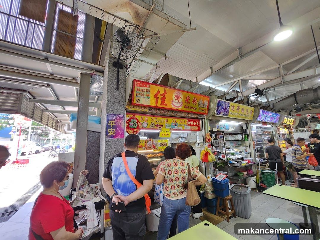 Food Stalls in a Market
