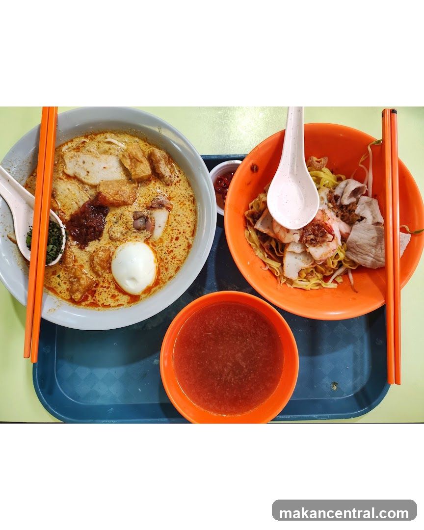 Noodles and Curry Laksa