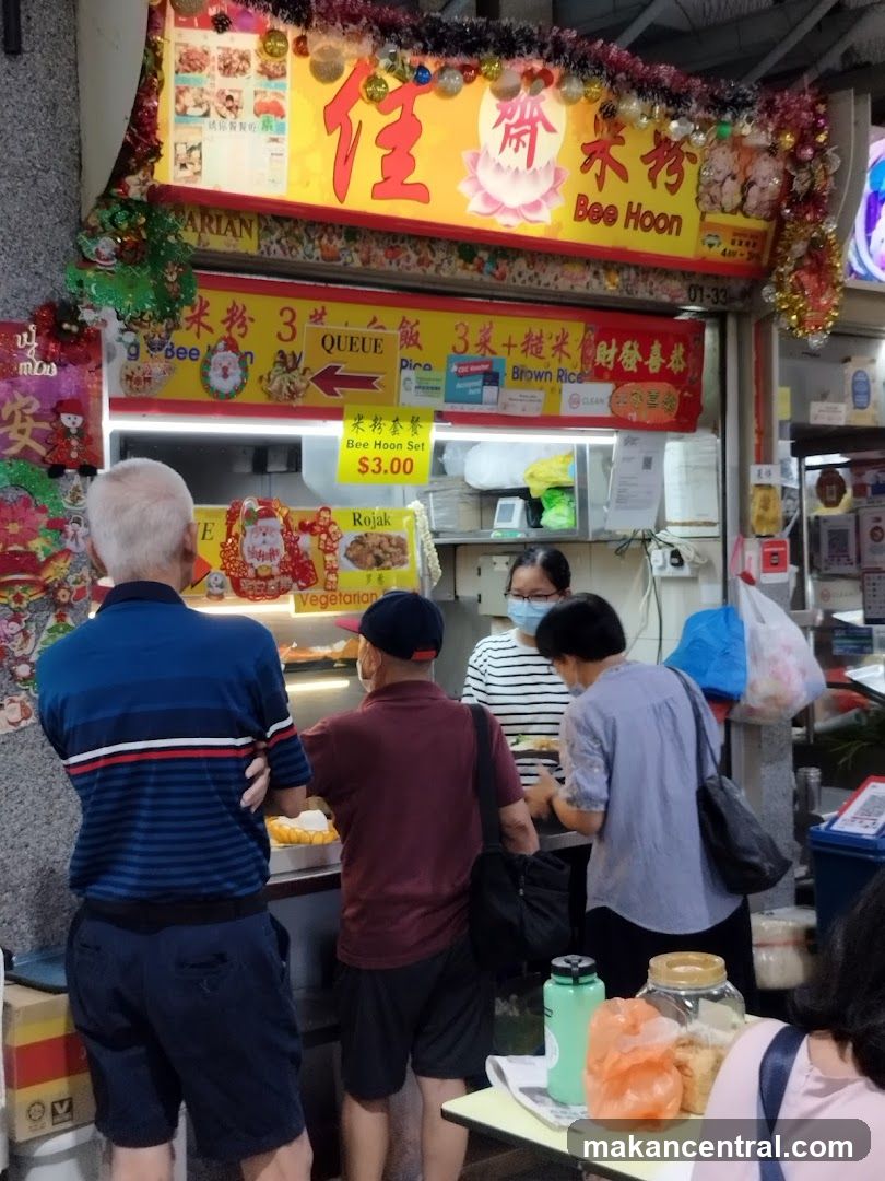 Food Stall with Customers