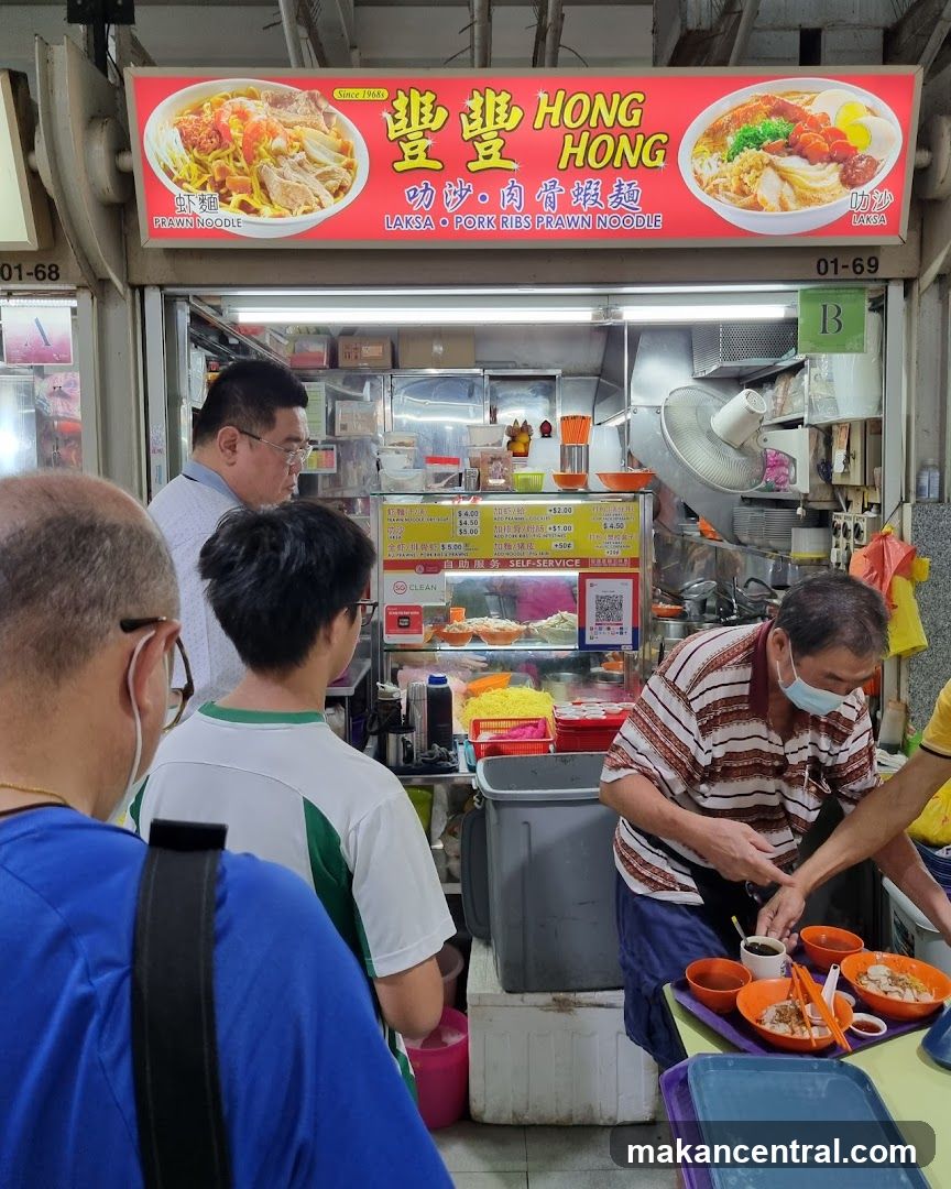 Hong Hong Laksa & Pork Ribs Prawn Noodle