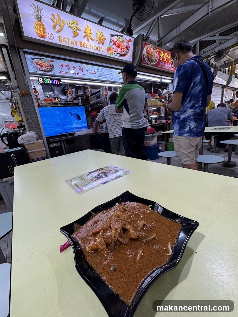 Food Stall with Satay Bee Hoon