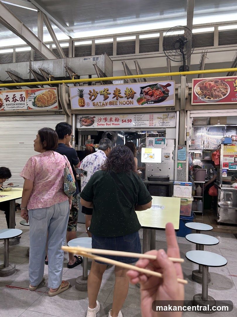 Food Stall with Satay Bee Hoon