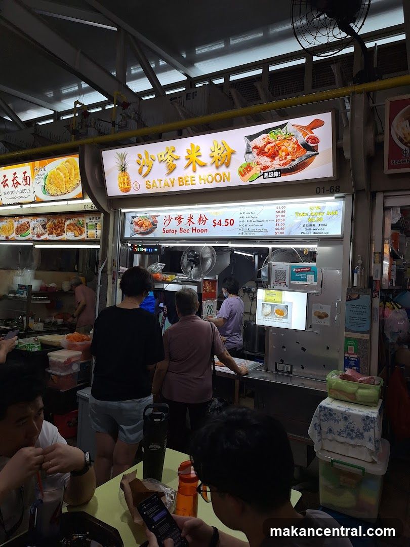Food Stall with Satay Bee Hoon