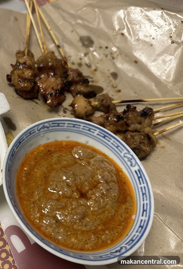 Satay Skewers with Peanut Sauce